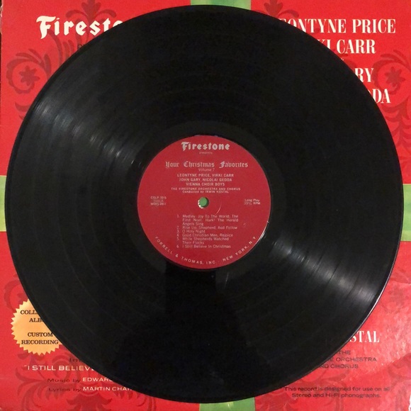 Various Artists Firestone Your Christmas Favorites Vol. 7 Vinyl Lp '68 - Picture 3 of 6